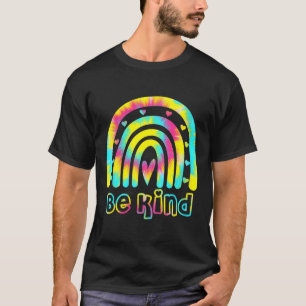 Be Kind Tie Dye Rainbow Kindness Autism Awareness T-Shirt