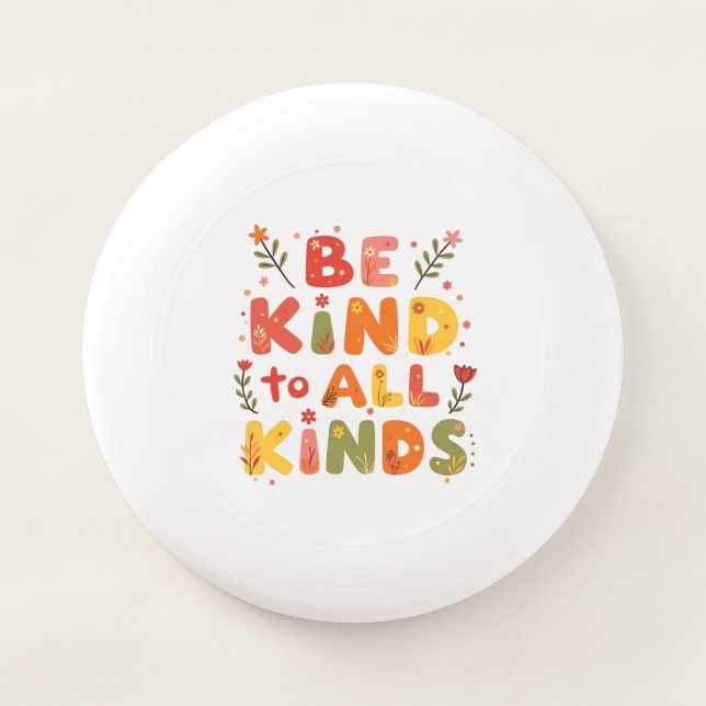 Be Kind to all kinds Trucker Hat Wham-O Frisbee (Front)