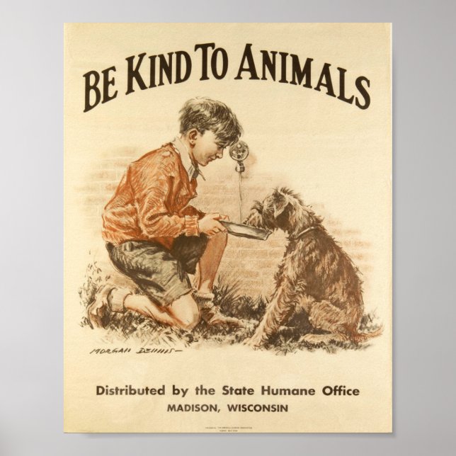 Be Kind To Animals 1932 Poster (Front)