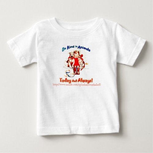 bekindtoanimals baby T_Shirt
