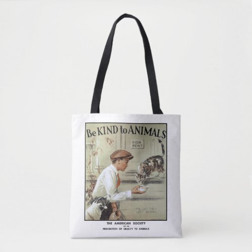 Be Kind To Animals Tote Bag