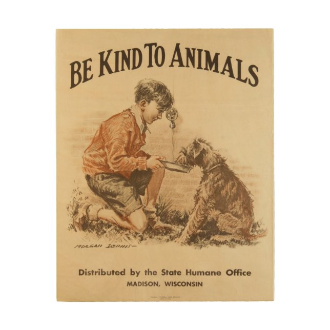 Be Kind to Animals Vintage Poster 1932 (Front)