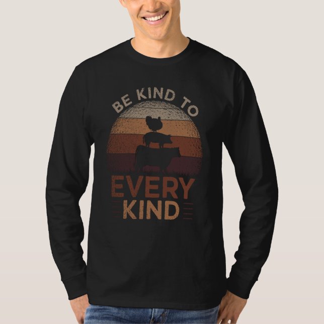 Be Kind To Every Child Animals Hutch Farm Animal P T-Shirt (Front)