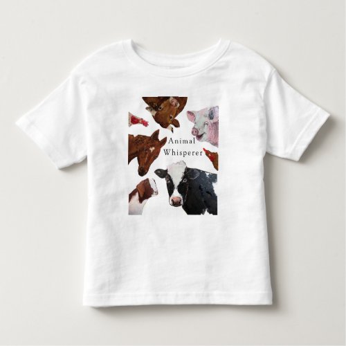 Be kind to every kind farm animals toddler t_shirt