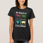 Be Kind to Every Kind Retro  1 T-Shirt