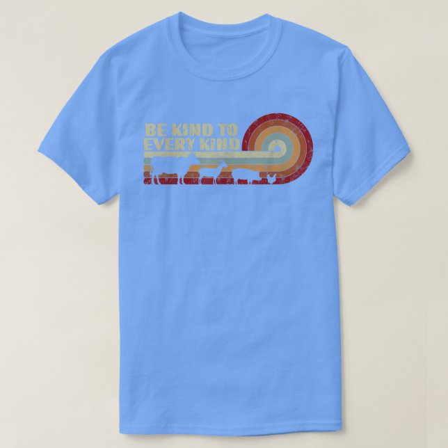 Be Kind To Every Kind Vegetarian Men Women Farmer  T-Shirt (Design Front)