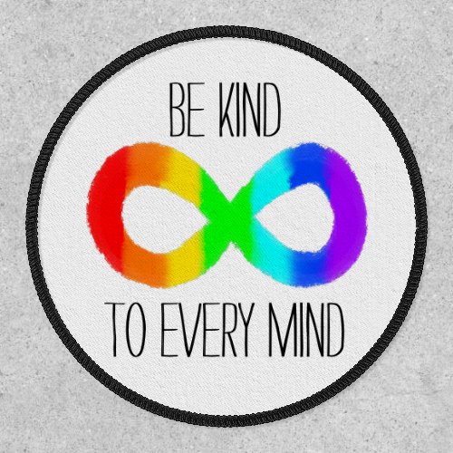Be Kind to Every Mind _ Autism Acceptance Rainbow Patch