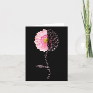 Be Kind To Mind Sunflower Mental Health S Awarenes Card