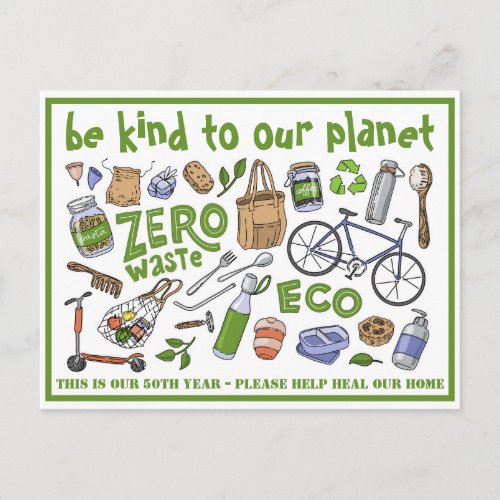 Be KIND to our Planet _ Environmental Earth Day Postcard