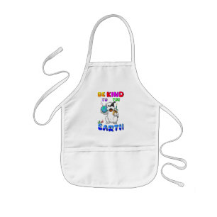 Be Kind To The Earth Kids' Apron