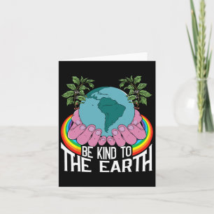 Be Kind To The Earth Rainbow Natural Environment E Card