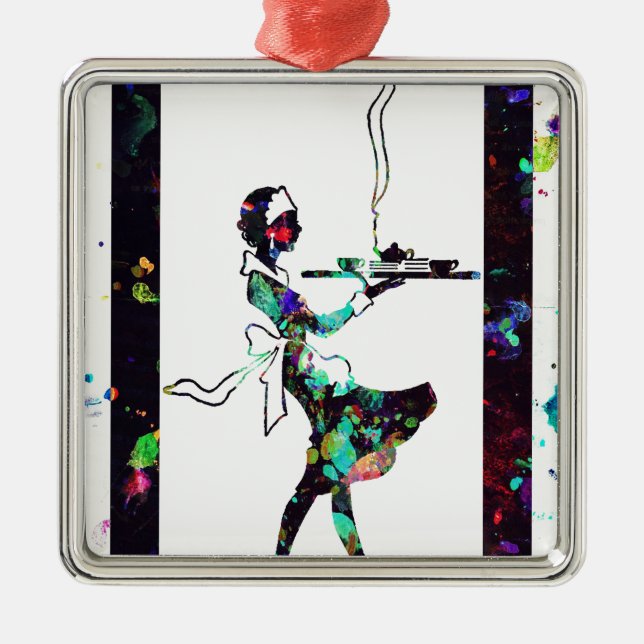 BE KIND TO THOSE WHO SERVE! METAL ORNAMENT (Front)