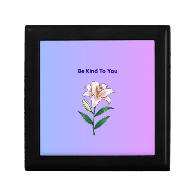 Be Kind To You Lily Self-Care  Gift Box (Front)