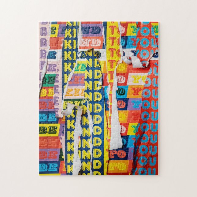 Be Kind To You (Torn Version) Puzzle (Vertical)