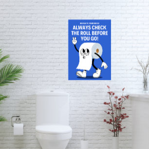 Be Kind to Your Behind – Funny Bathroom Reminder Photo Print