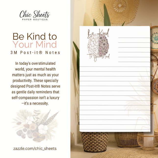 Be Kind to Your Mind 3M Post-it® Notes (Creator Uploaded)
