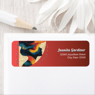 Be Kind to Your Mind Abstract Mental Wellness Label