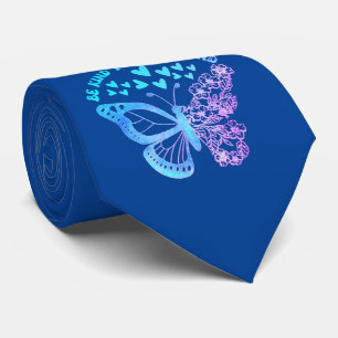 BE KIND TO YOUR MIND butterfly, mental health      Neck Tie