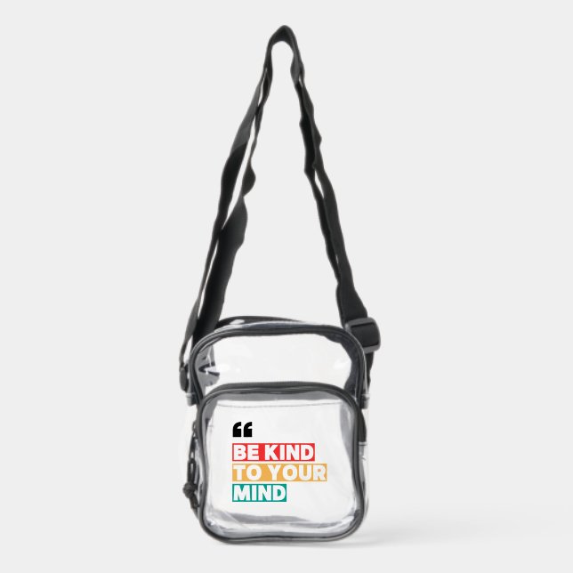 Be Kind to Your Mind Tote Bag – Positive Vibes (Front)