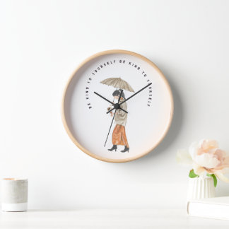Be Kind To Yourself Wall Clock