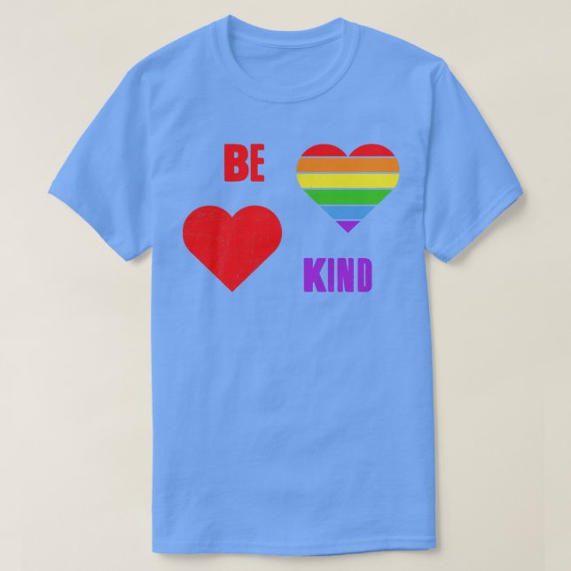 Be Kind Tshirt LGBT Pride  LGBTQ Supporter Pride M (Design Front)
