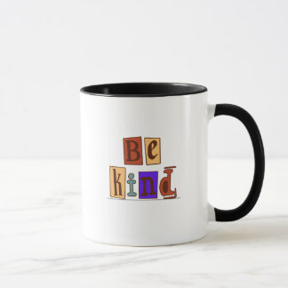 Be Kind Typography Mug