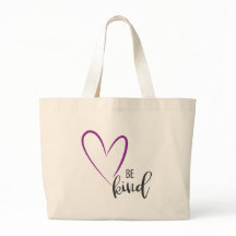 Be kind withHeart, Love, Trendy, Cool Tote Bag