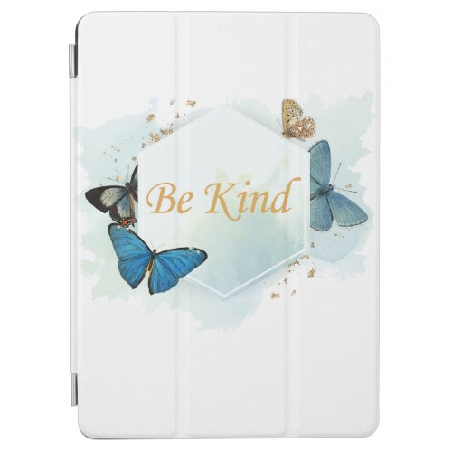 Be Kind Womenâs Inspirational Butterfly Watercolor iPad Air Cover