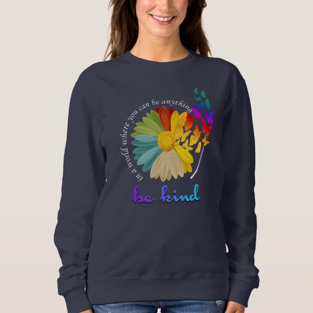 Be Kind | Women Sweatshirt (Front)