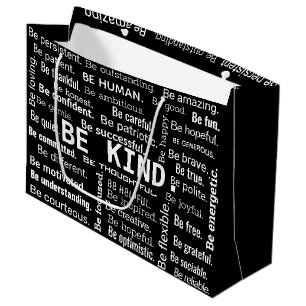 Be Kind Word Cloud Large Gift Bag