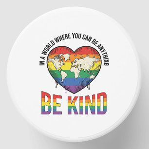 Be Kind World Heart Rainbow Vector T-Shirt Design_ Mini Candle Favors