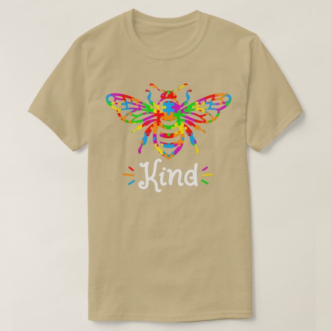 Be kindAutism Awareness Month T-Shirt (Design Front)