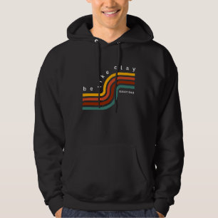 Be Like Clay Retro Bible Verse Christian Men's Hoodie