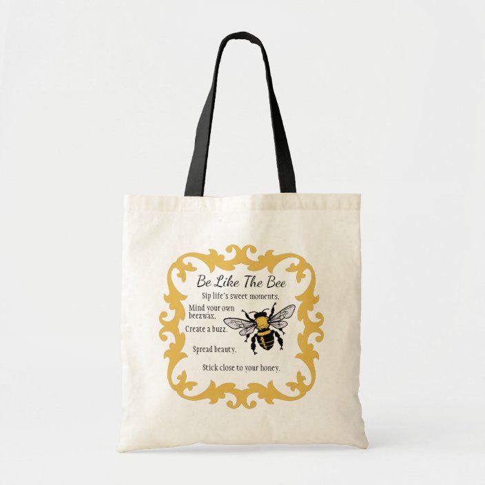 bumble bee tote bag
