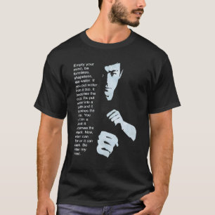 Be Like Water Kung Fu Martial Arts Novelty Inspira T-Shirt