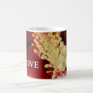 Be Love Quote Floral Close-up Photo  Mug