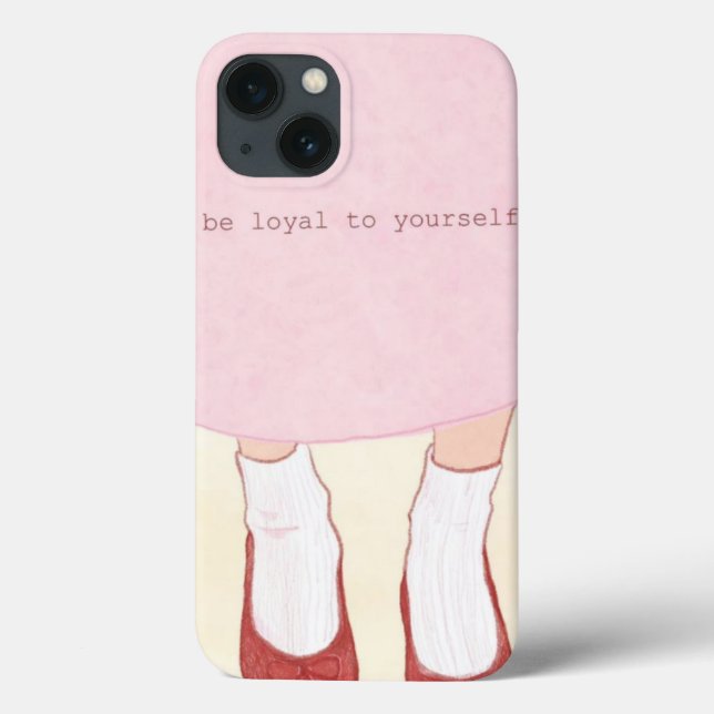 Be loyal to yourself iPhone / iPad case (Back)