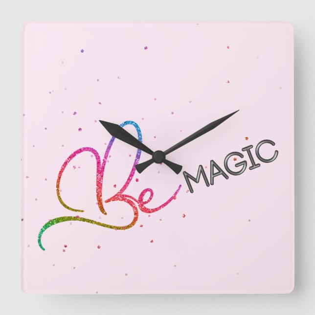 be magic square wall clock (Front)