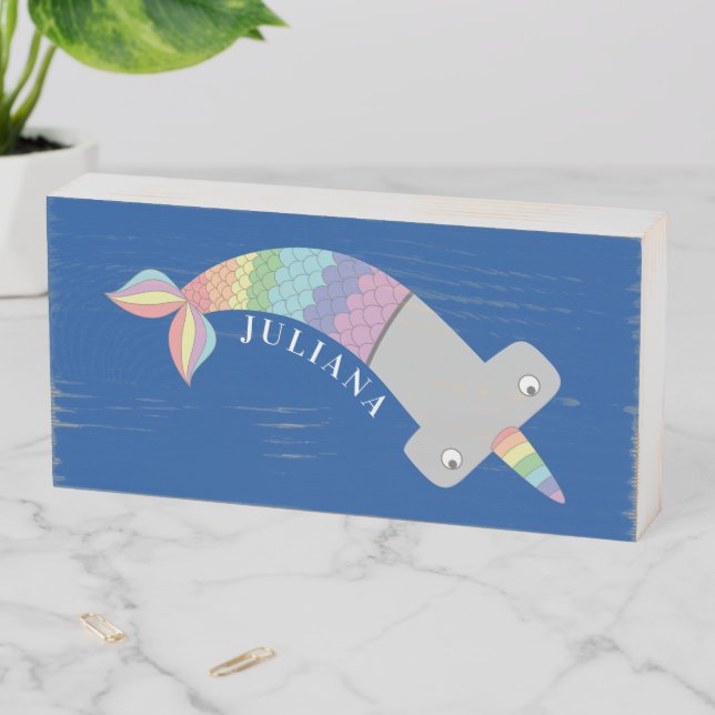 Be Magical Hammerhead Wooden Box Sign (In Situ Horizontal)