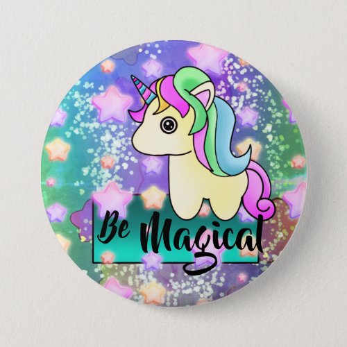 Be Magical Unicorn in Galaxy of Stars Button