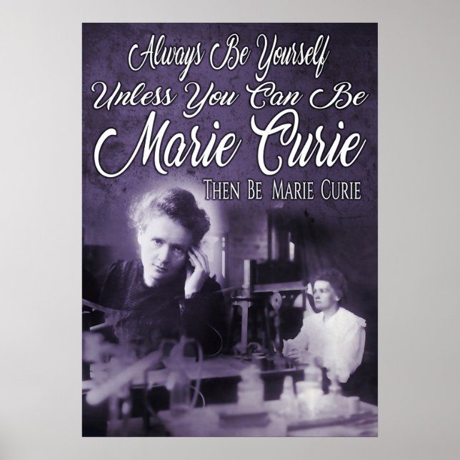 Be Marie Curie Poster (Front)