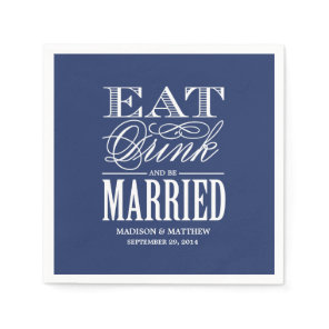 Be Married | Personalized Paper Napkins