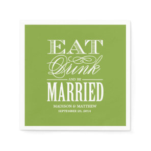 Be Married | Personalized Paper Napkins