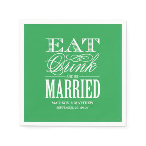 Be Married | Personalized Paper Napkins