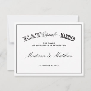 Be Married   RSVP Postcard