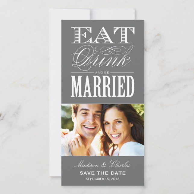 & BE MARRIED | SAVE THE DATE ANNOUNCEMENT (Front)