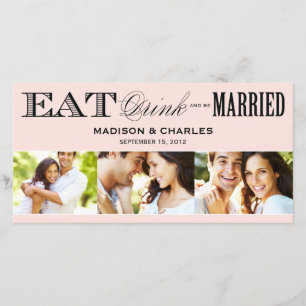 & BE MARRIED SAVE THE DATE ANNOUNCEMENT
