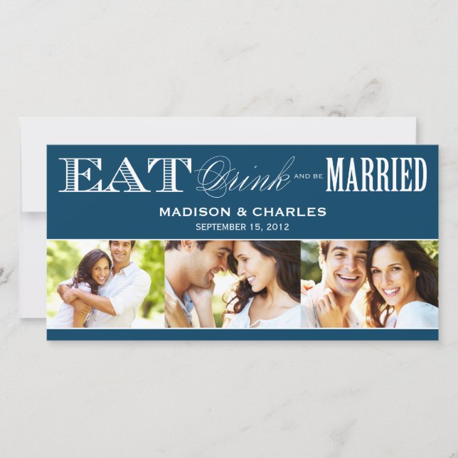 & BE MARRIED | SAVE THE DATE ANNOUNCEMENT (Front)