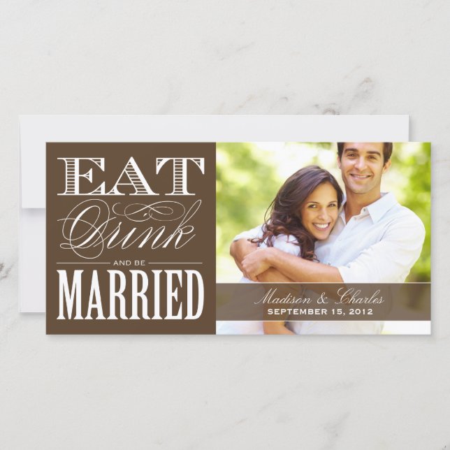 & BE MARRIED | SAVE THE DATE ANNOUNCEMENT (Front)