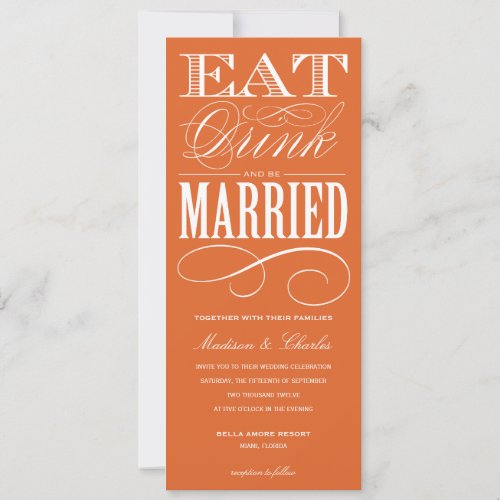 &amp; BE MARRIED | WEDDING INVITATION STYLE 2